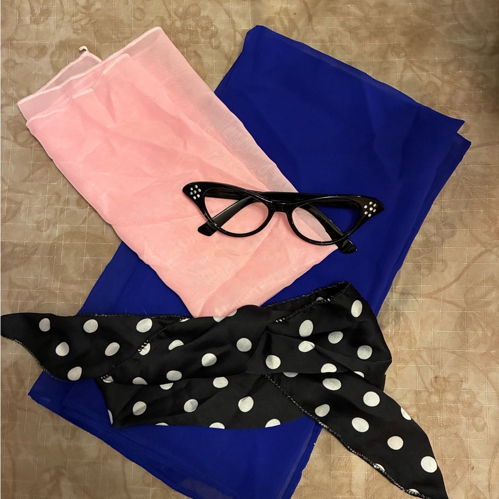 1950s Costume Accessories 4 pc